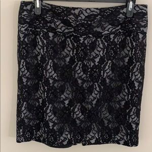 Lace Pencil Skirt